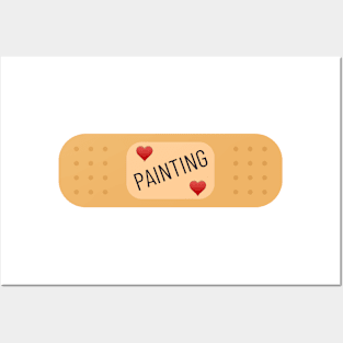 Painting patch, painters bandaid Posters and Art